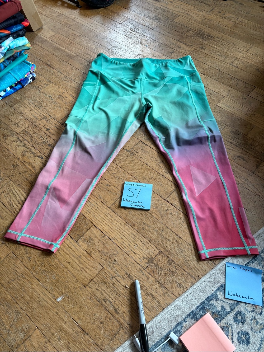 Constantly Varied Gear Watermelon Ombre Capris - Large